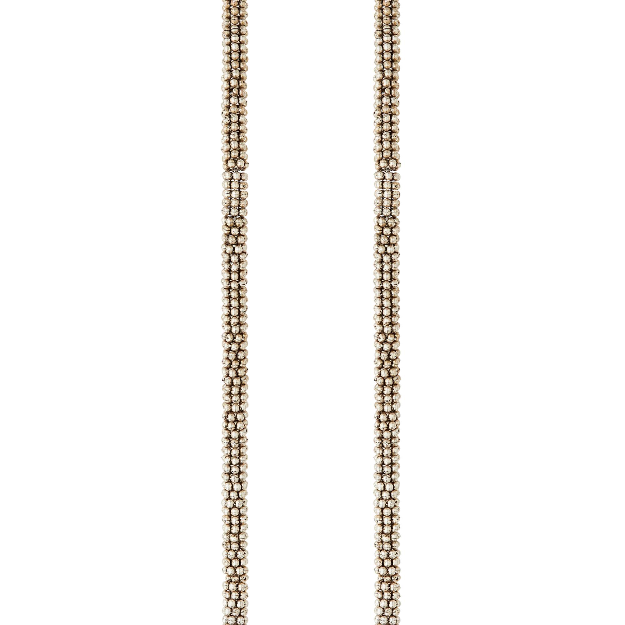 Silver Small Dot Rondel Metal Beads, 4mm by Bead Landing™